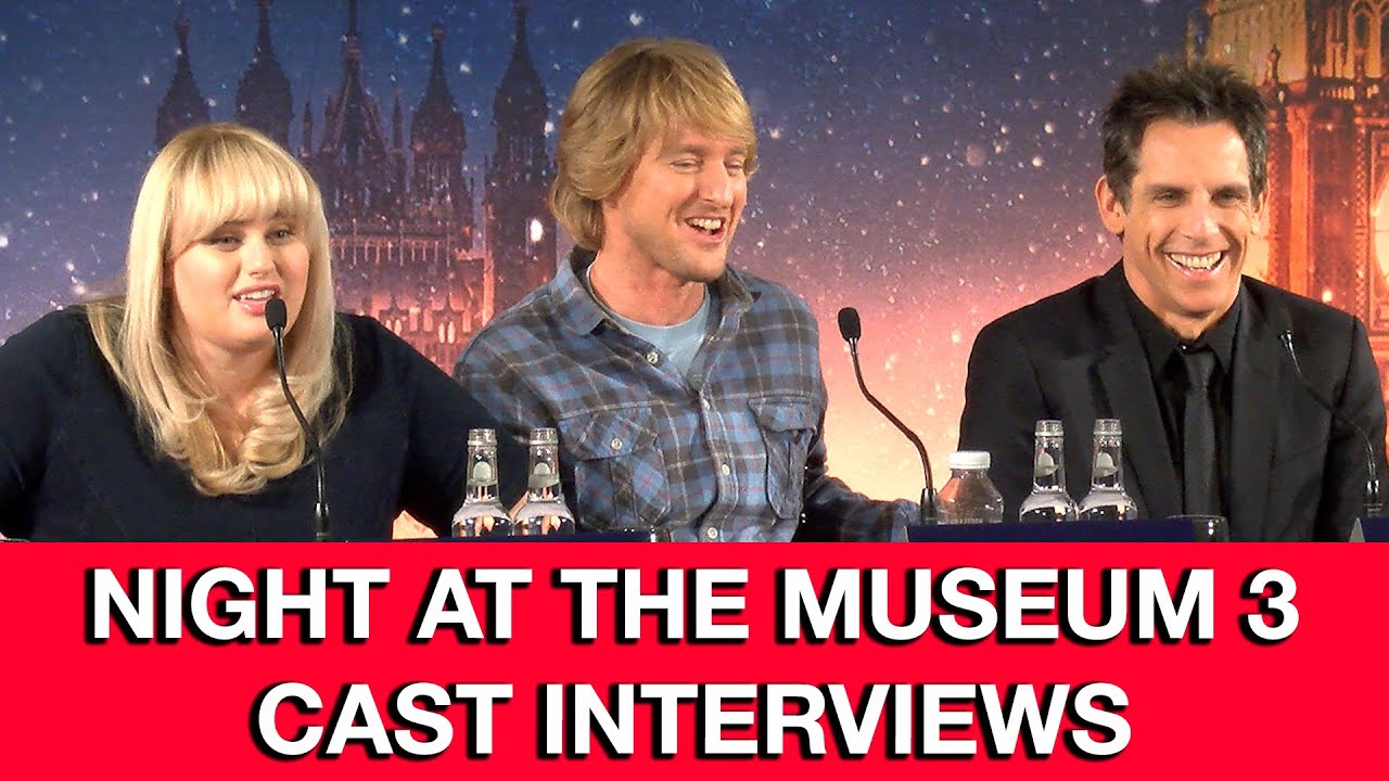 NIGHT AT THE MUSEUM 3 Secret of the Tomb Cast Interviews