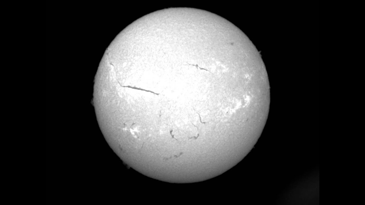Lunt LS100T/Coronado SM-90, Atik 0.5x reducer, DMK41 on 2-6-15