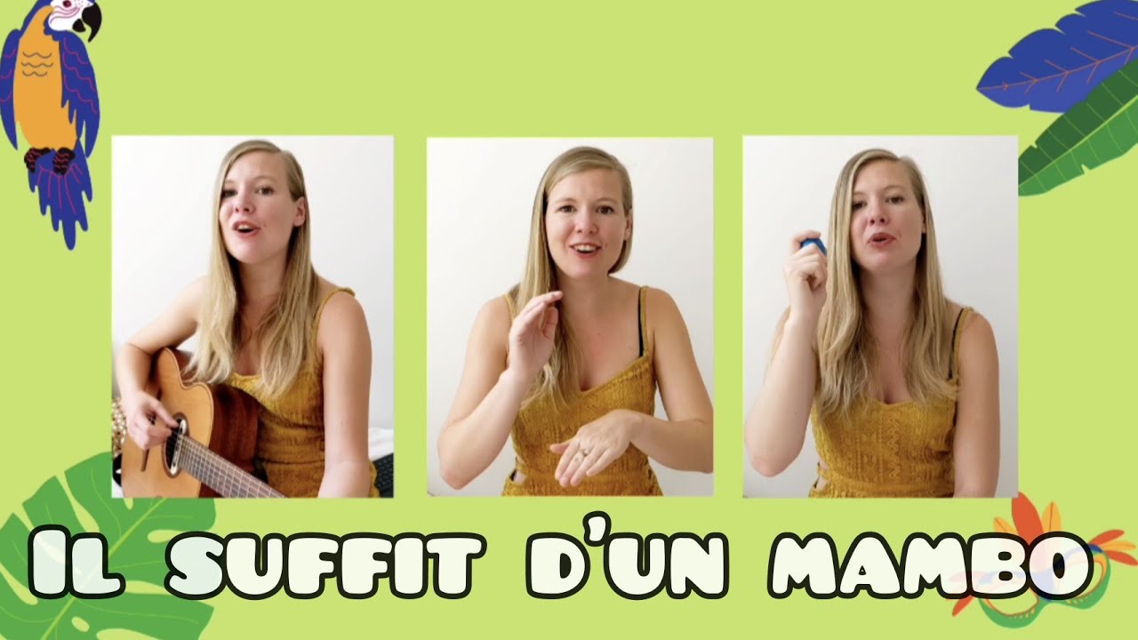Les comptines de Pauline - Il suffit d'un mambo (canon à 3 voix pour le carnaval)