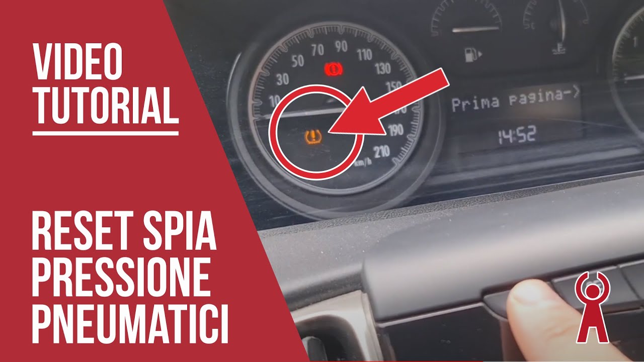 Reset spia pressione pneumatici Lancia y
