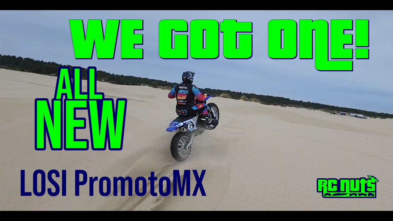 ALL NEW! Losi Promoto-MX first in the SAND DUNES