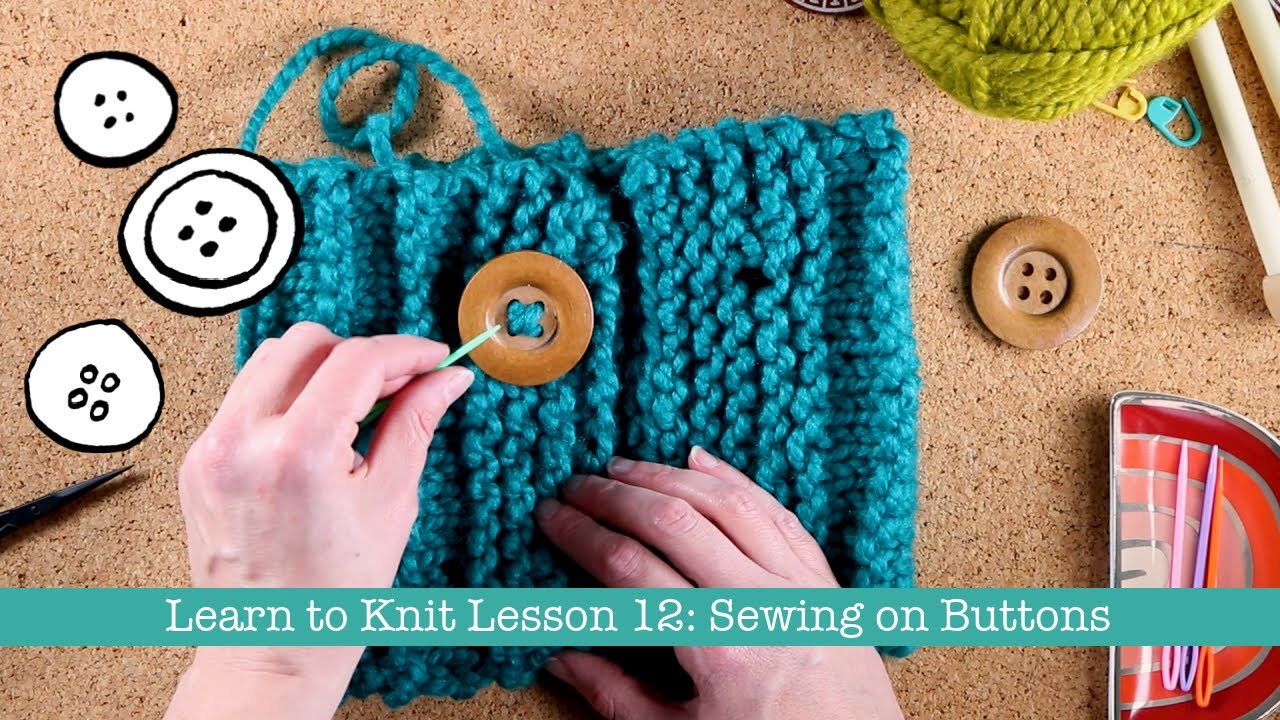 Sewing on Buttons