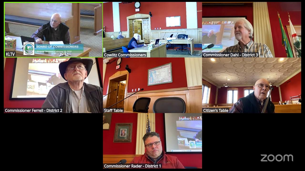 Cowlitz County Commissioner Open Public Meetings