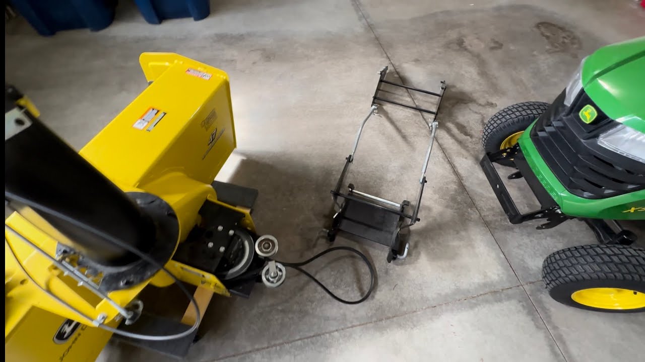 Removing Snowblower from John Deere X580 Lawn Tractor