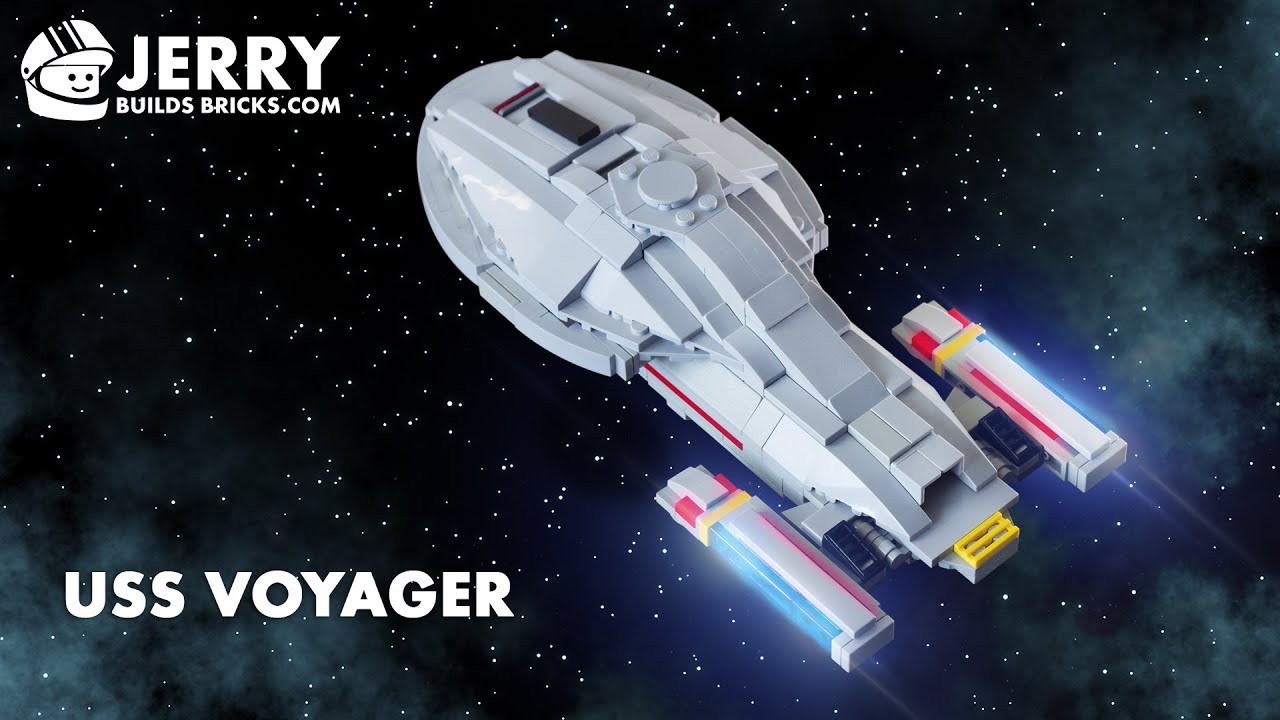 LEGO USS Voyager from Star Trek instructions (MOC #44)