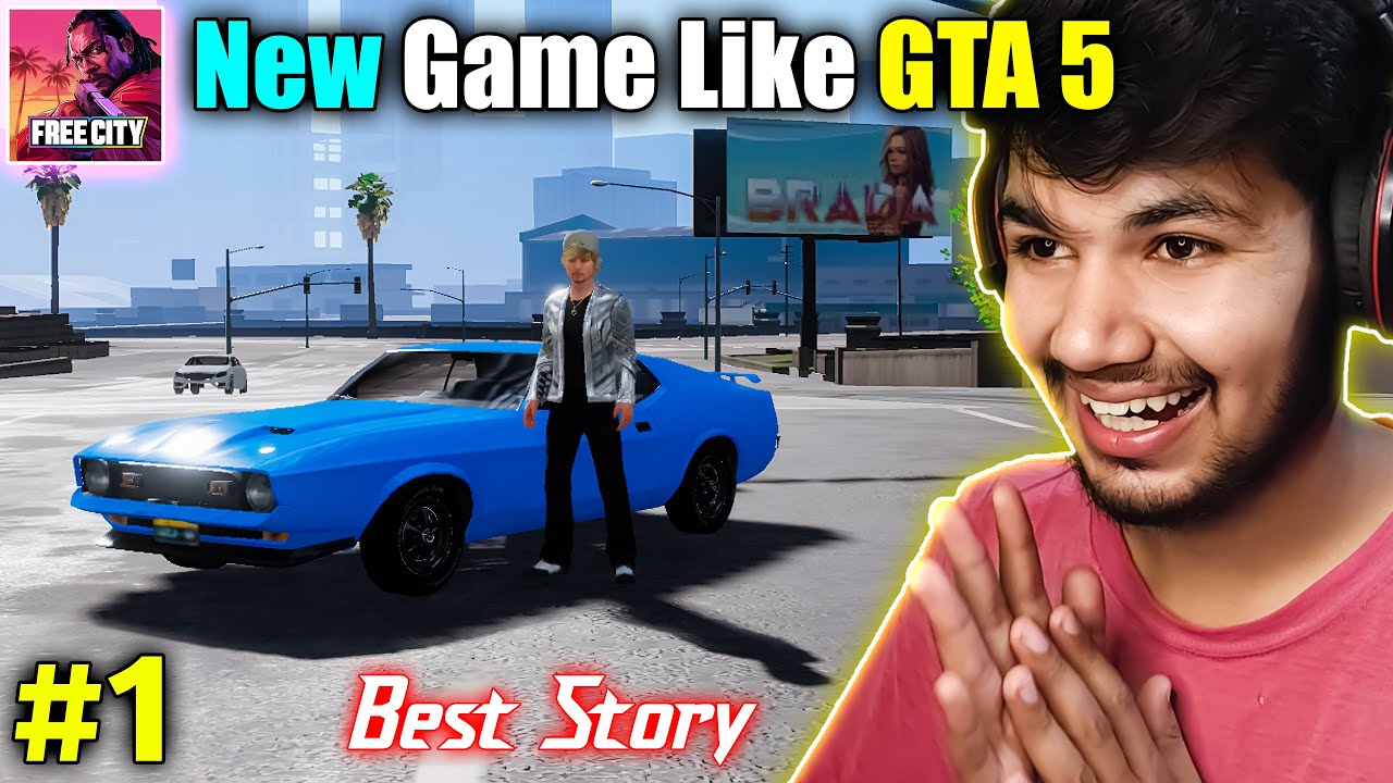 🤩 Let's Play GTA 5 In Mobile || Free City Gameplay In Hindi