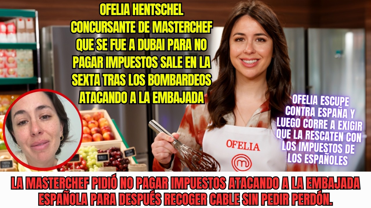 Ofelia carga contra España desde Dubái… y luego rectifica sin pedir perdón