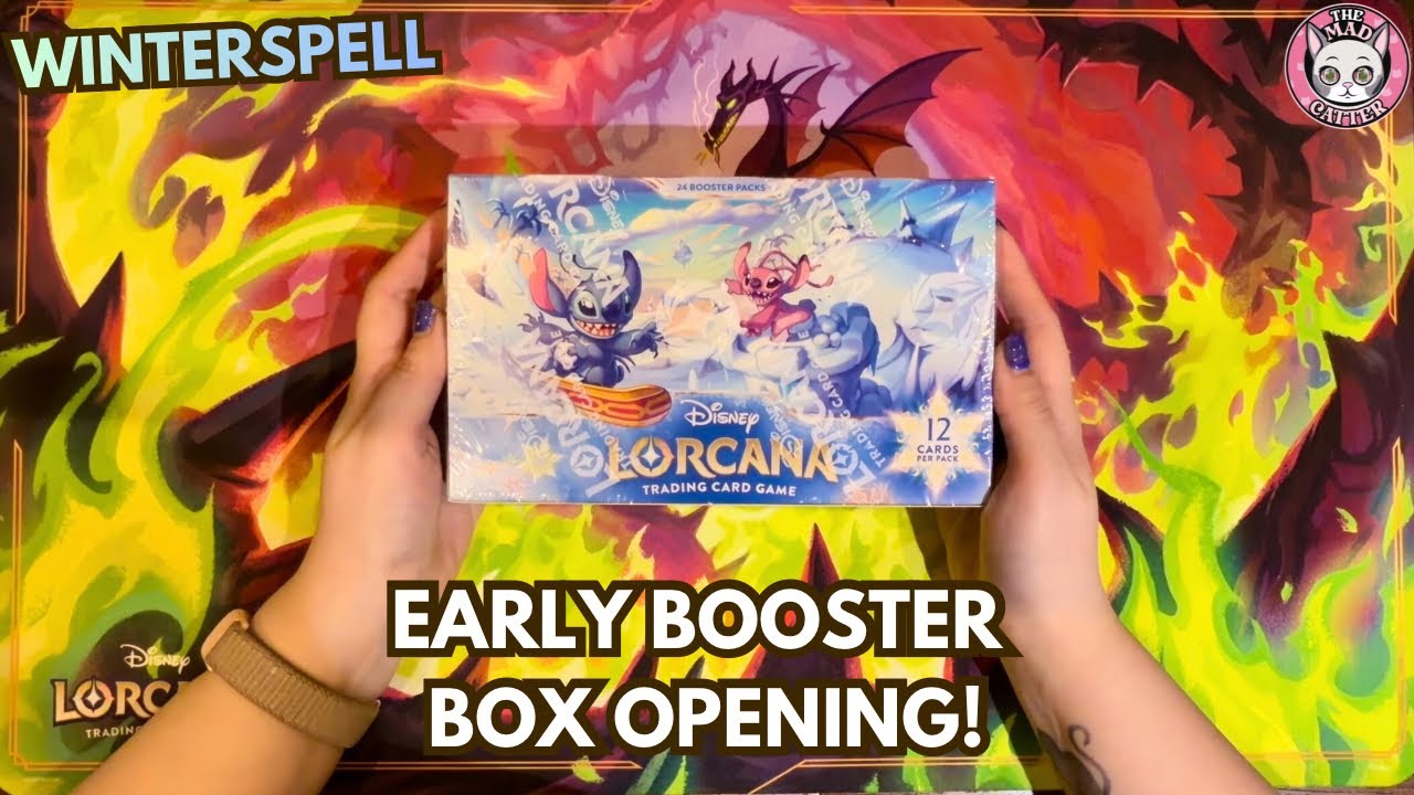 Opening a Box of Lorcana Winterspell Early (With Amazing Pulls)!