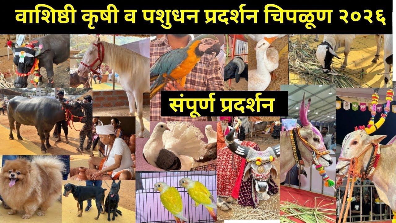 वाशिष्ठी कृषी व पशुधन प्रदर्शन चिपळूण २०२६,संपूर्ण प्रदर्शन 