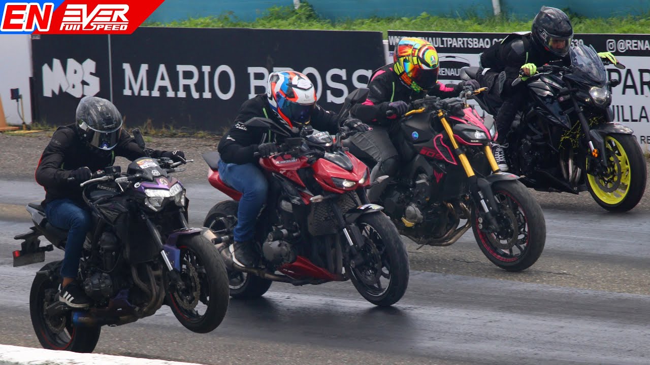 Kawa Z900 🆚️ Z1000 🆚️ MT-09 🆚️ GSX-S750 🆚️ Ninja ZX6R 🆚️ Z1000SX 🆚️ R6R | DRAG RACES 8th round 2024