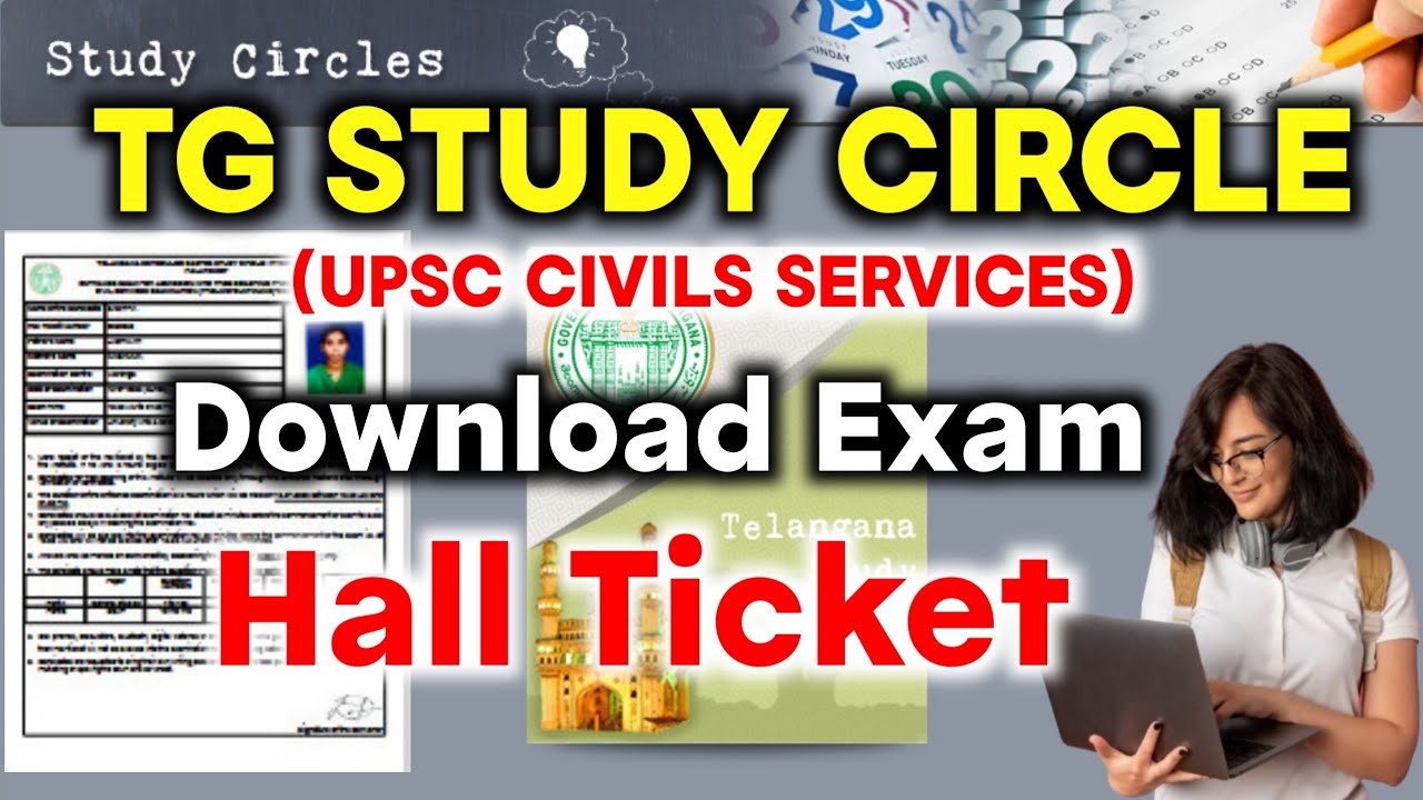 TG Download Study circle exam hall ticket free coaching #freeUPSCCivilServicesCoaching