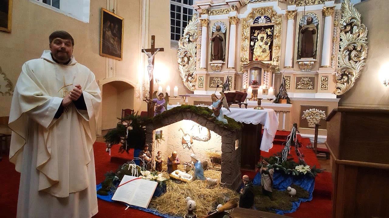 Mišios .2020.12.24 Linkuvos Švč. Mergelės Marijos Škaplierinės bažnyčia .