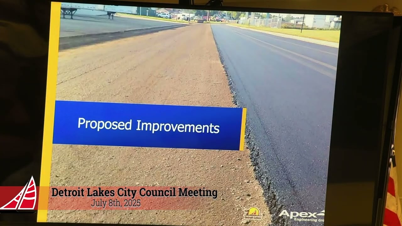 City of Detroit Lakes Regular City Council Meeting July 8th, 2025