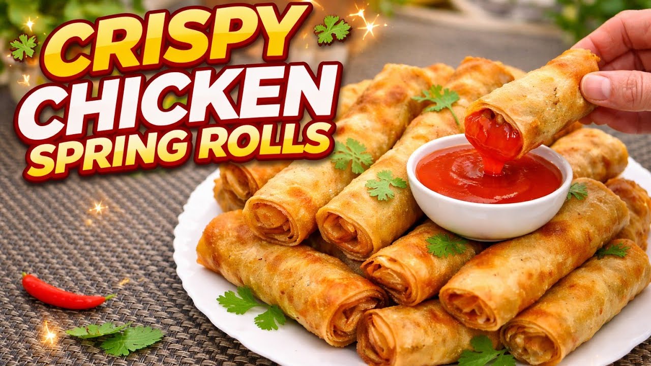 Chicken Spring Roll |Ishratkitchen |iftar special |#ramdanrecipes |
