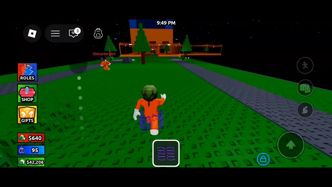 Speed running to the top of the prison  tower in prison break tower
