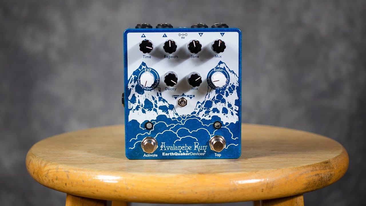 Earthquaker Devices Avalanche Run V2 | Ambient Guitar Demo