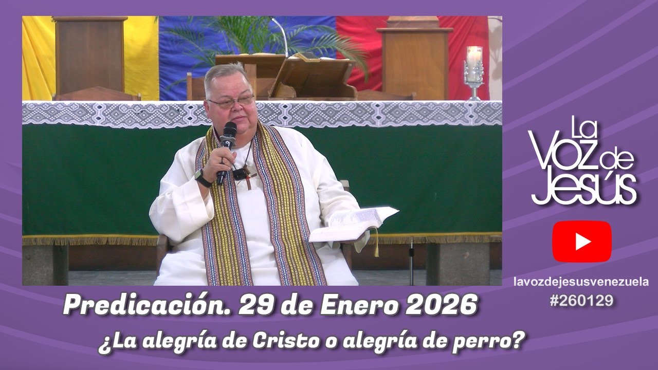 ¿La alegría de Cristo o alegría de perro? : 29 de Enero 2026 #260129