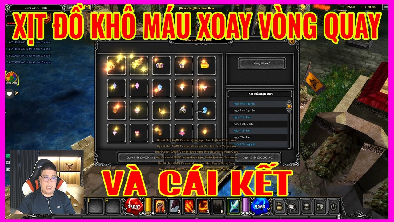 Mu Online 2026 | Xịt Hết Đồ Bị Hành Khô Máu 3TR Xoay Vòng Quay Lên Lại Và Cái Kết | GAME TV