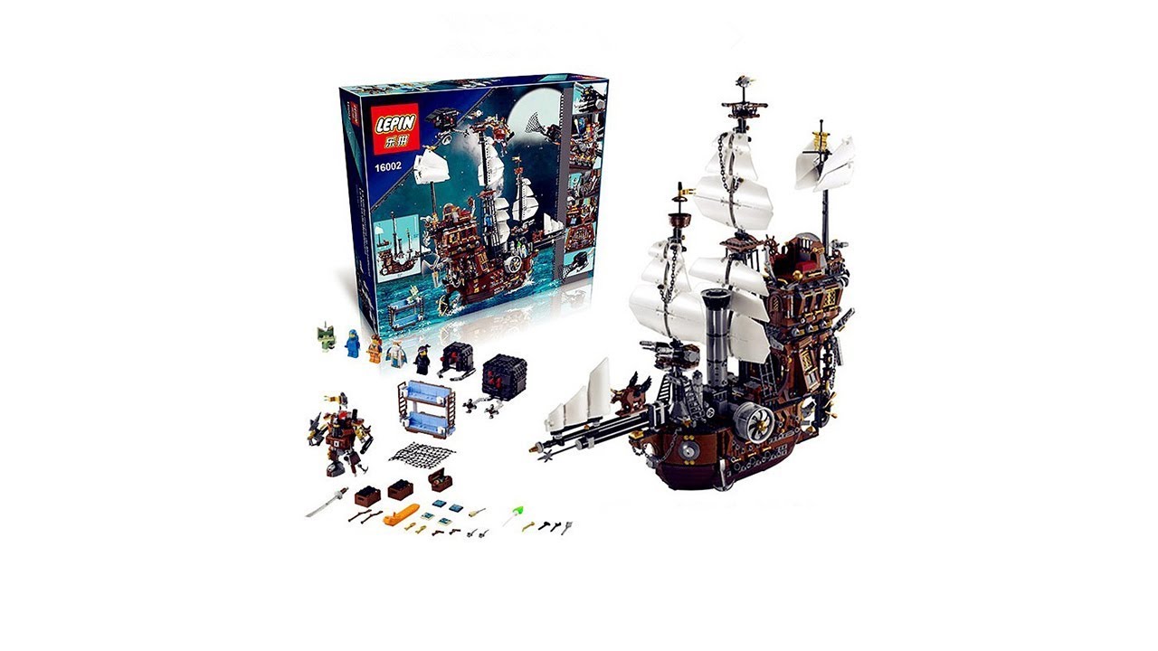 Конструктор Lepin 16002 - аналог Lego 70810 Movie Корабль Стальной Бороды