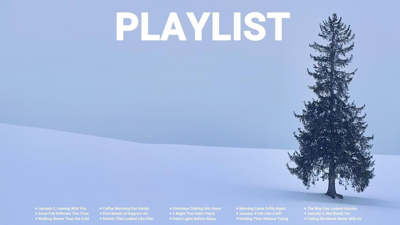 𝐏𝐋𝐀𝐘𝐋𝐈𝐒𝐓☃️1월의 삿포로, 3박4일의 겨울 이야기❄️ | Warm & Chill Winter Pop
