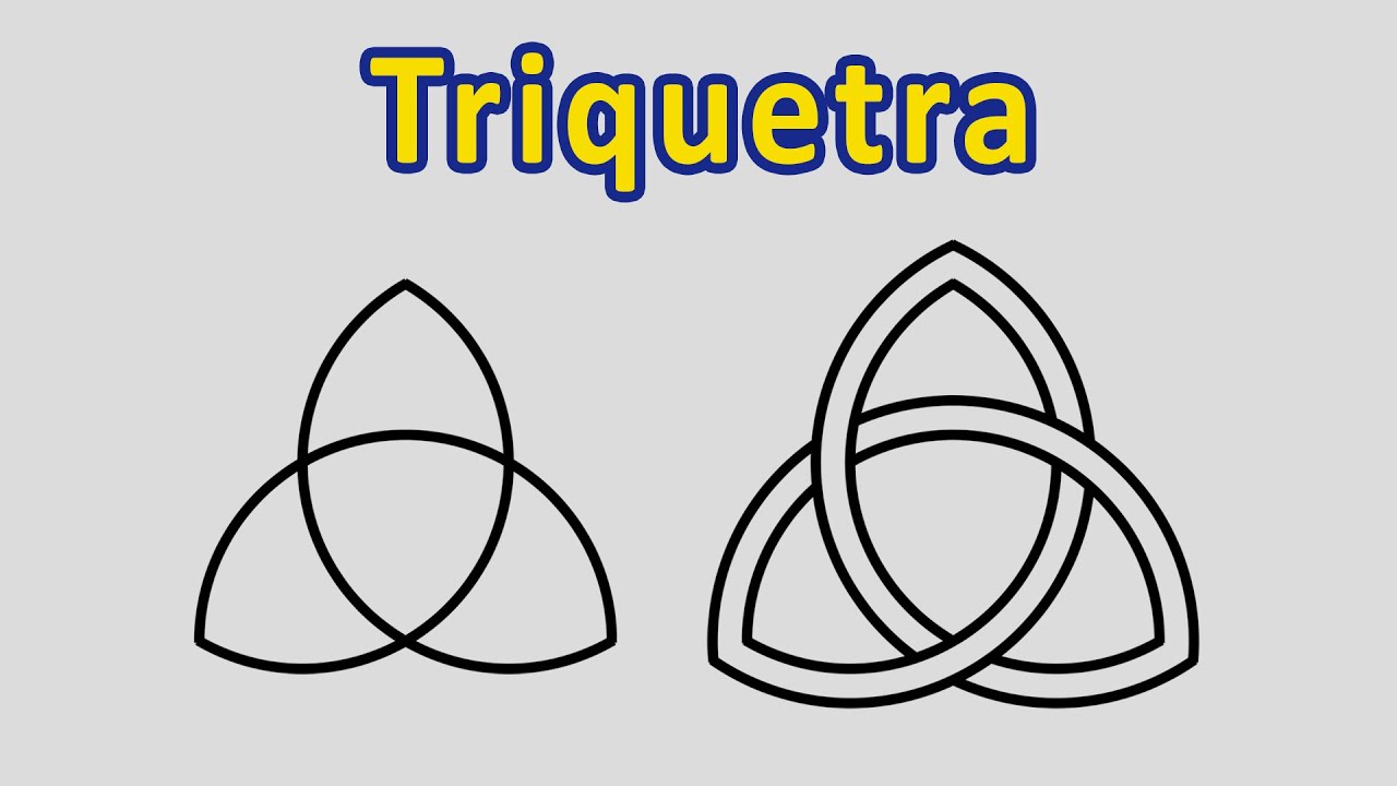 How To Draw Triquetra - Sacred Geometry