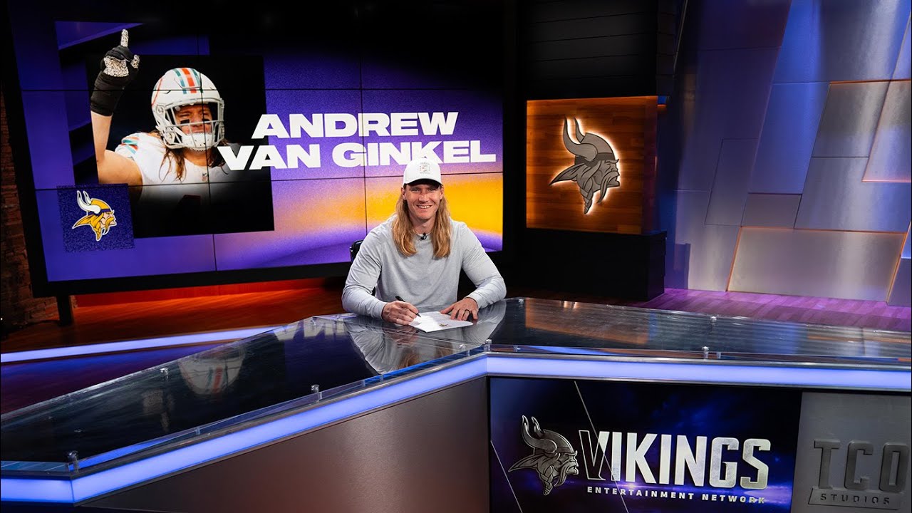 Outside Linebacker Andrew Van Ginkel Signs His Contract To Become a Minnesota Viking