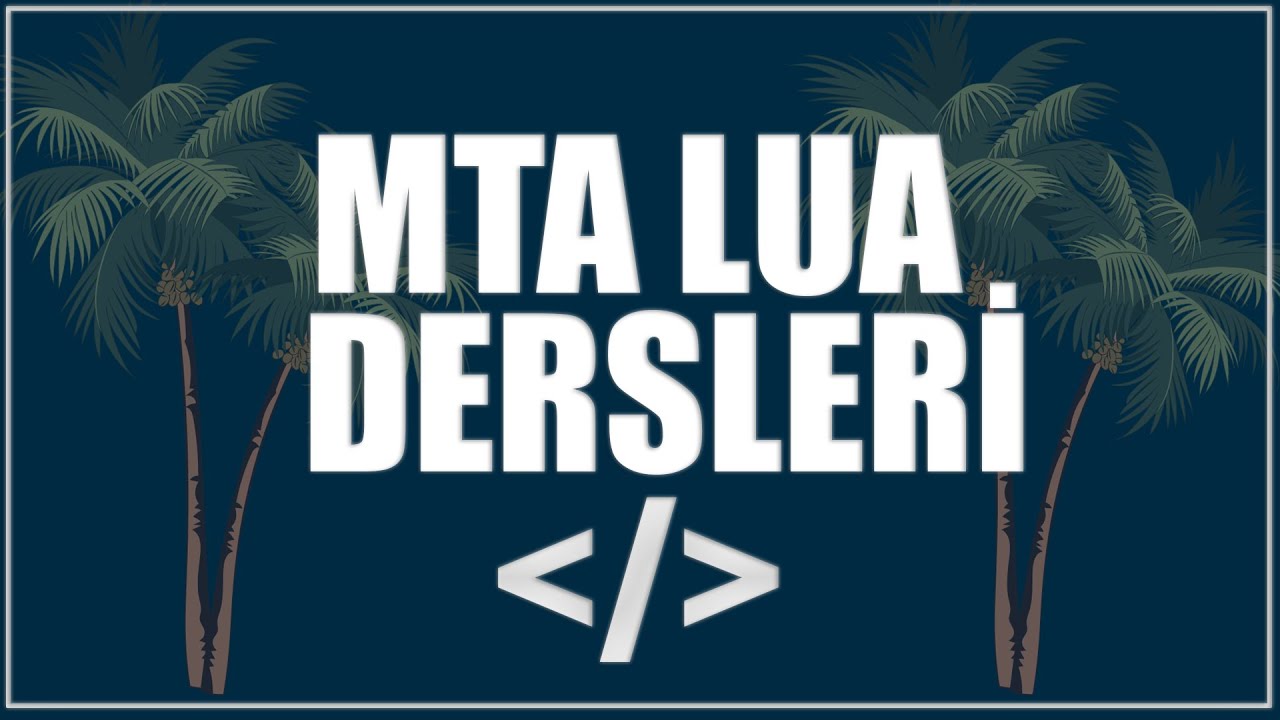 Mta Lua Dersleri Meslek Yapıyoruz