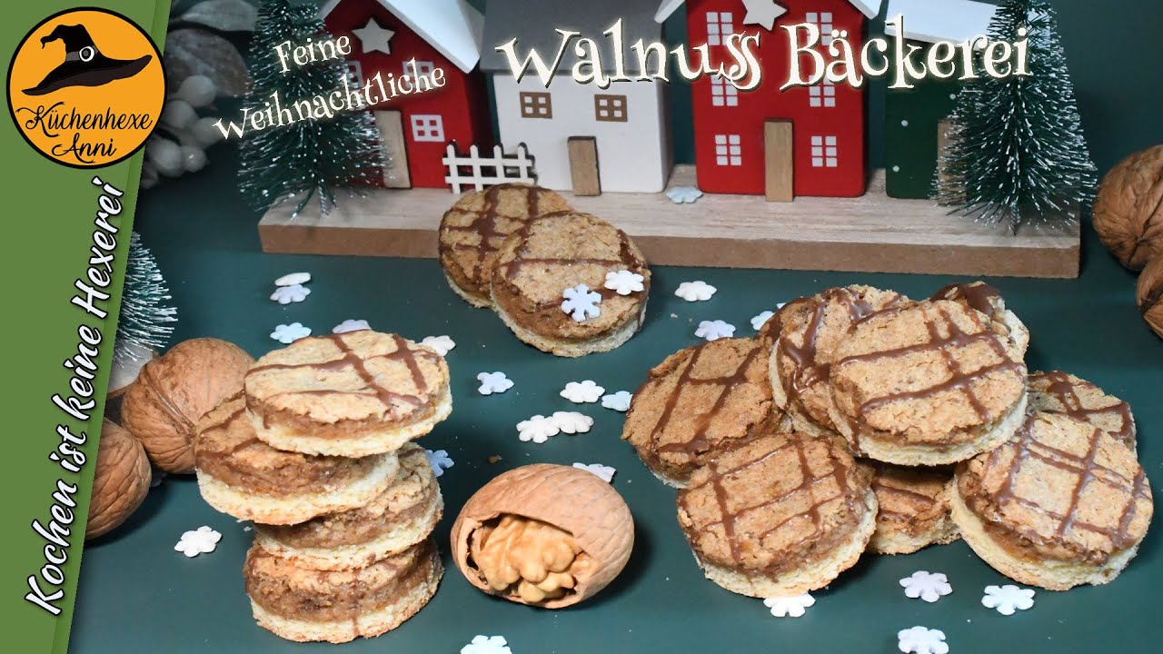 Feines Weihnachtliches Walnuss Gebäck ( bestes Nussplätzchen- Rezept )