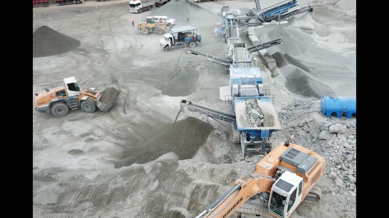 Kleemann - Liebherr tren de trituración entregado por COVEMA en Olavarría