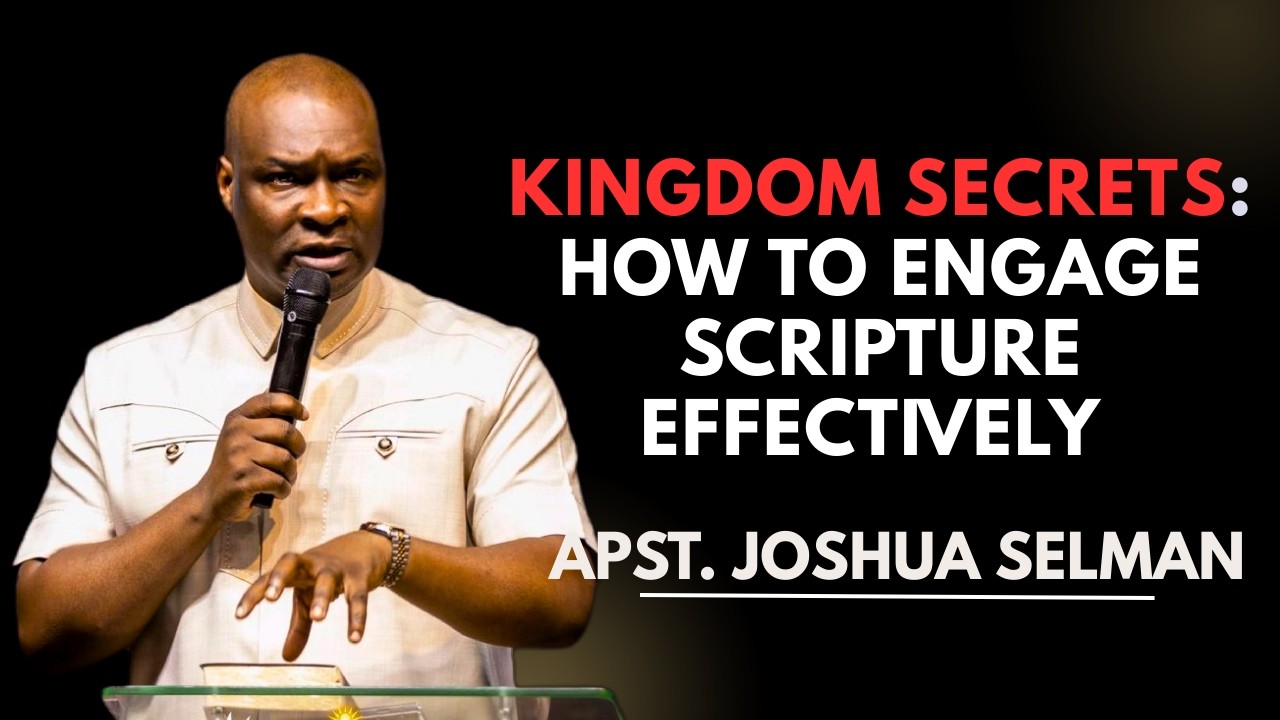 How to Activate God's Word in Your Life || APOSTLE JOSHUA SELMAN NIMMAK