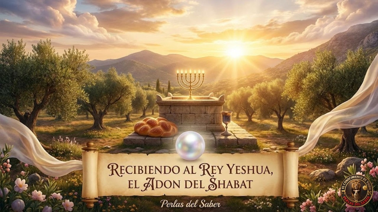 RECIBIENDO AL REY YESHÚA, EL ADON DEL SHABAT - APERTURA DE SHABAT CON PERLAS DEL SABER