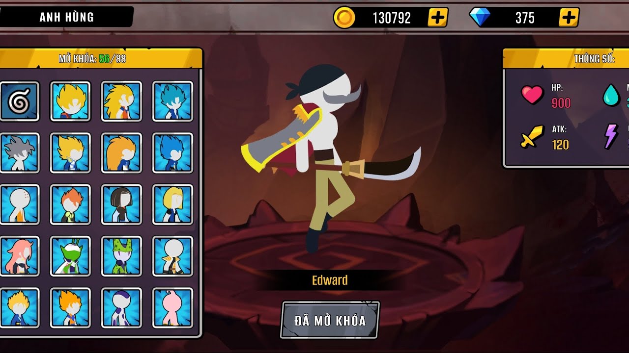 đấm vỡ mồm râu đen#FAI-RED#super stickman dracon.warriors