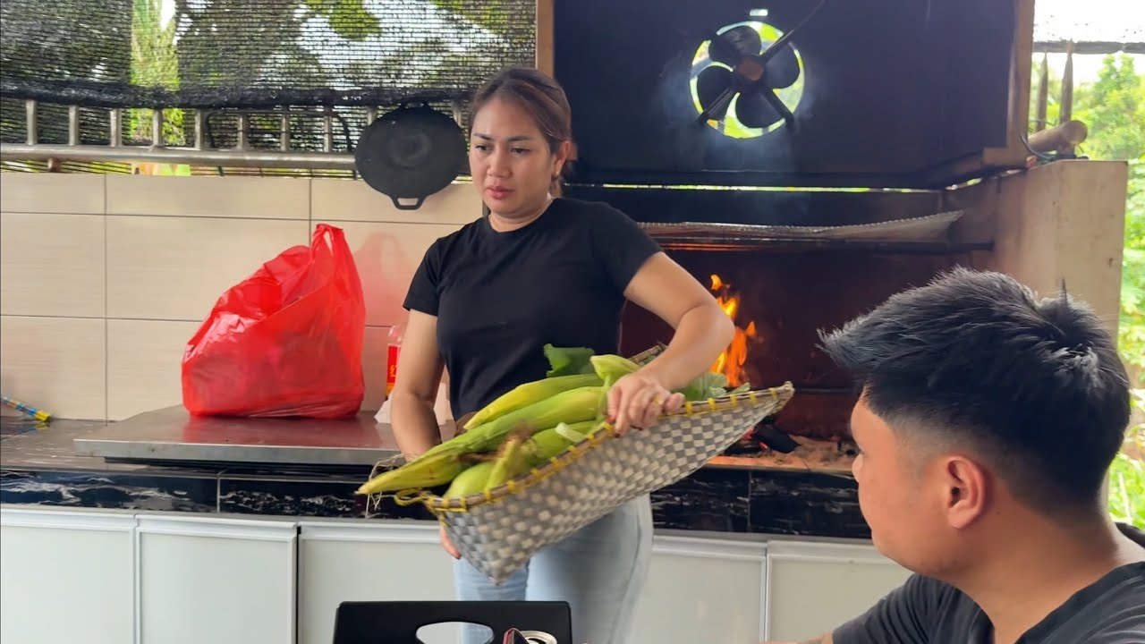 Bakar Jagung fresh ari kebun//Makai lemai