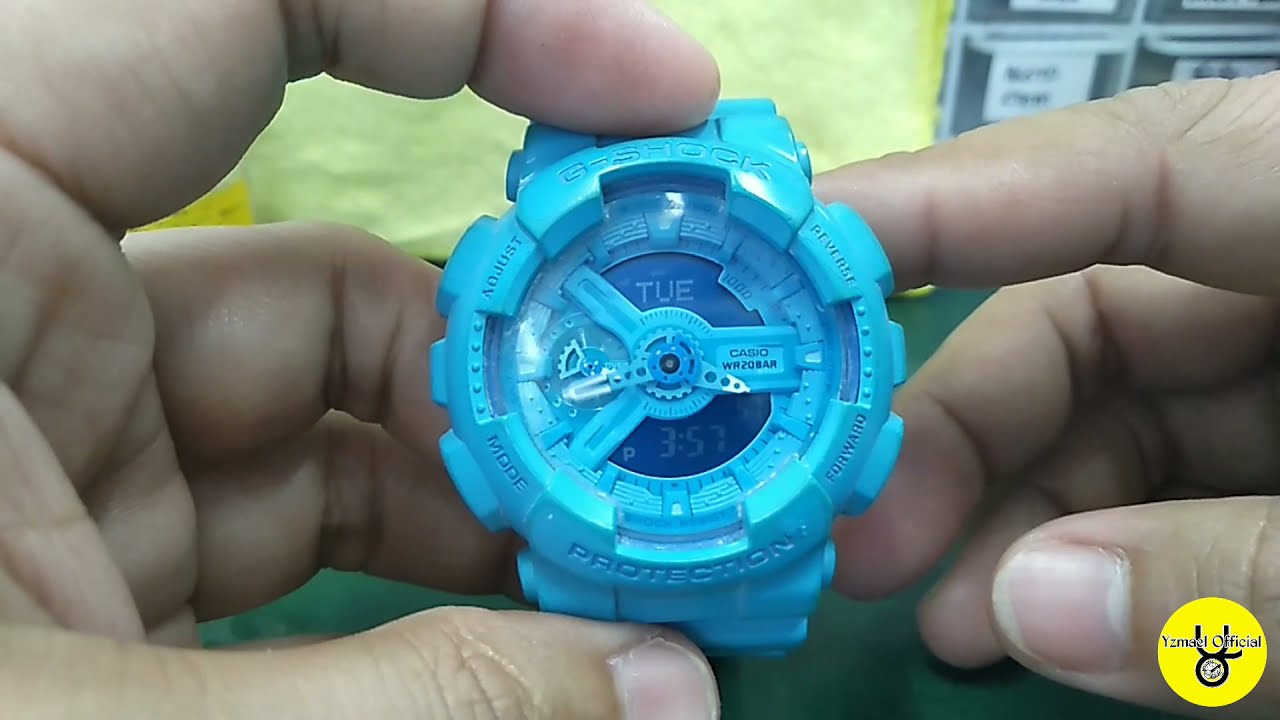 G-Shock GMA-S110CC how to change battery