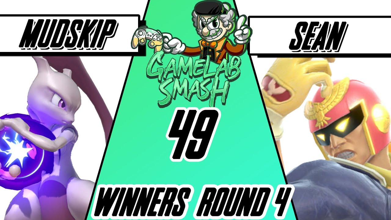 GameLab-Smash #49 Sean (Captain Falcon) Vs Mudskip (MewTwo)