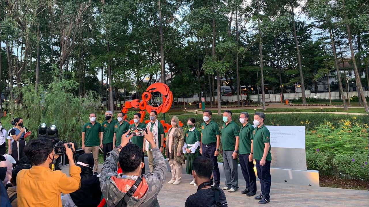 KUNJUNGAN GUBERNUR ANIES BASWEDAN KE TAMAN TEBET ECO PARK SETELAH SELESAI REVITALISASI | APRIL 2022
