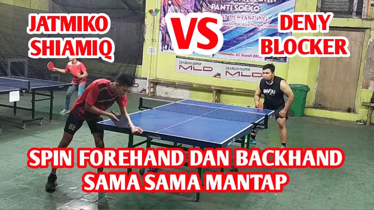 Jatmiko (SHIAMIQ) Solo vs Deny Blocker (pingpong gemuk) || Di PTM Pantisoeka colomadu