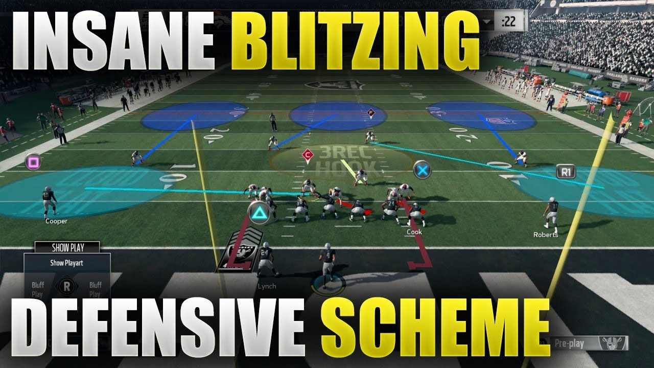 INSTANT PRESSURE DEFENSIVE SCHEME | RIDICULOUS BLITZING SCHEME | Madden 18 Blitz Tips