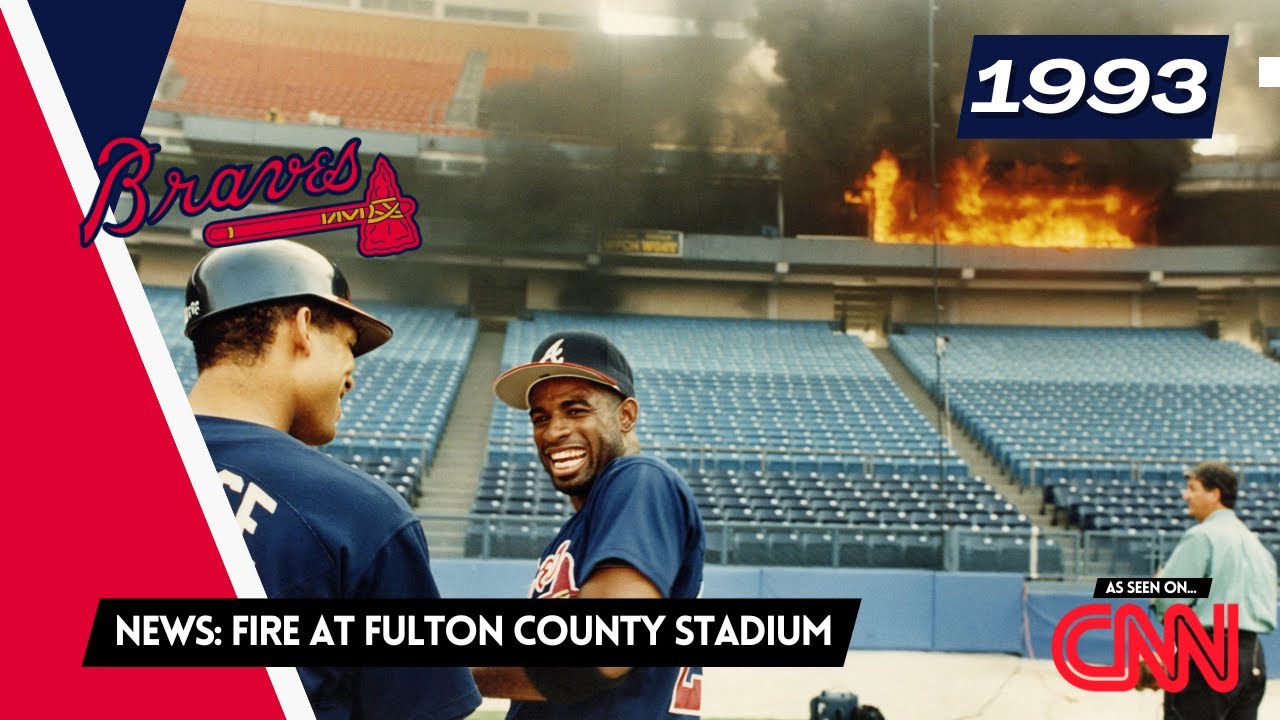 1993 News - Fire at Fulton County Stadium