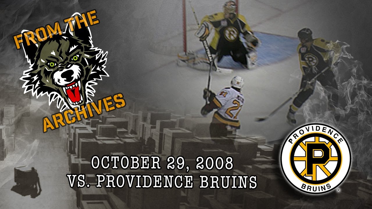 FROM THE ARCHIVES: October 29, 2008 Chicago Wolves vs. Providence Bruins