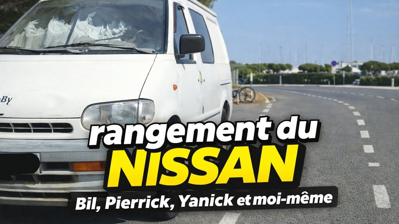 Rangement du nissan (mon ancien camion)