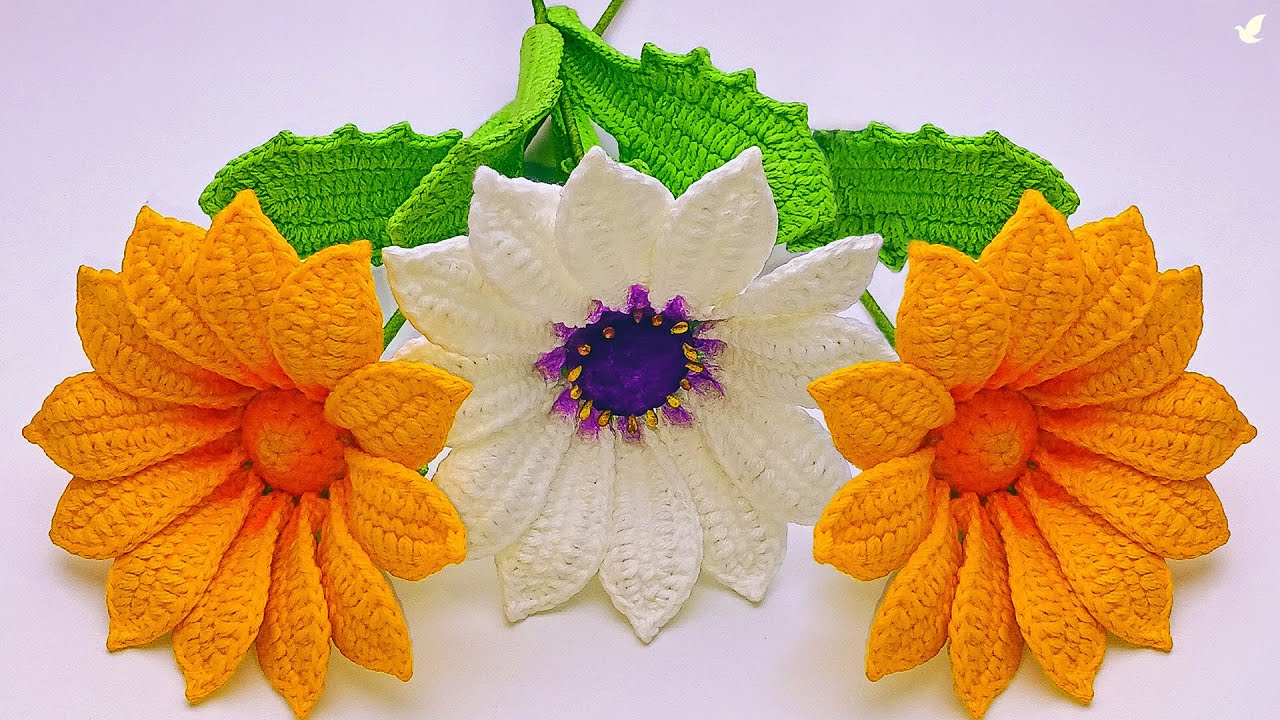 🌼✨ Cómo Tejer MARGARITAS Africanas 😍🌼 a Crochet Rápido, Fácil y Hermoso | Paso a Paso 😻🧶