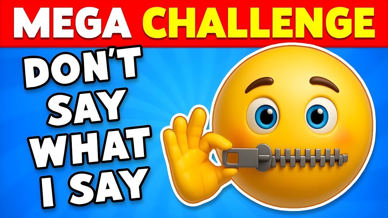 Avoid Saying The Same Thing As Me 🤔 MEGA CHALLENGE 🔥