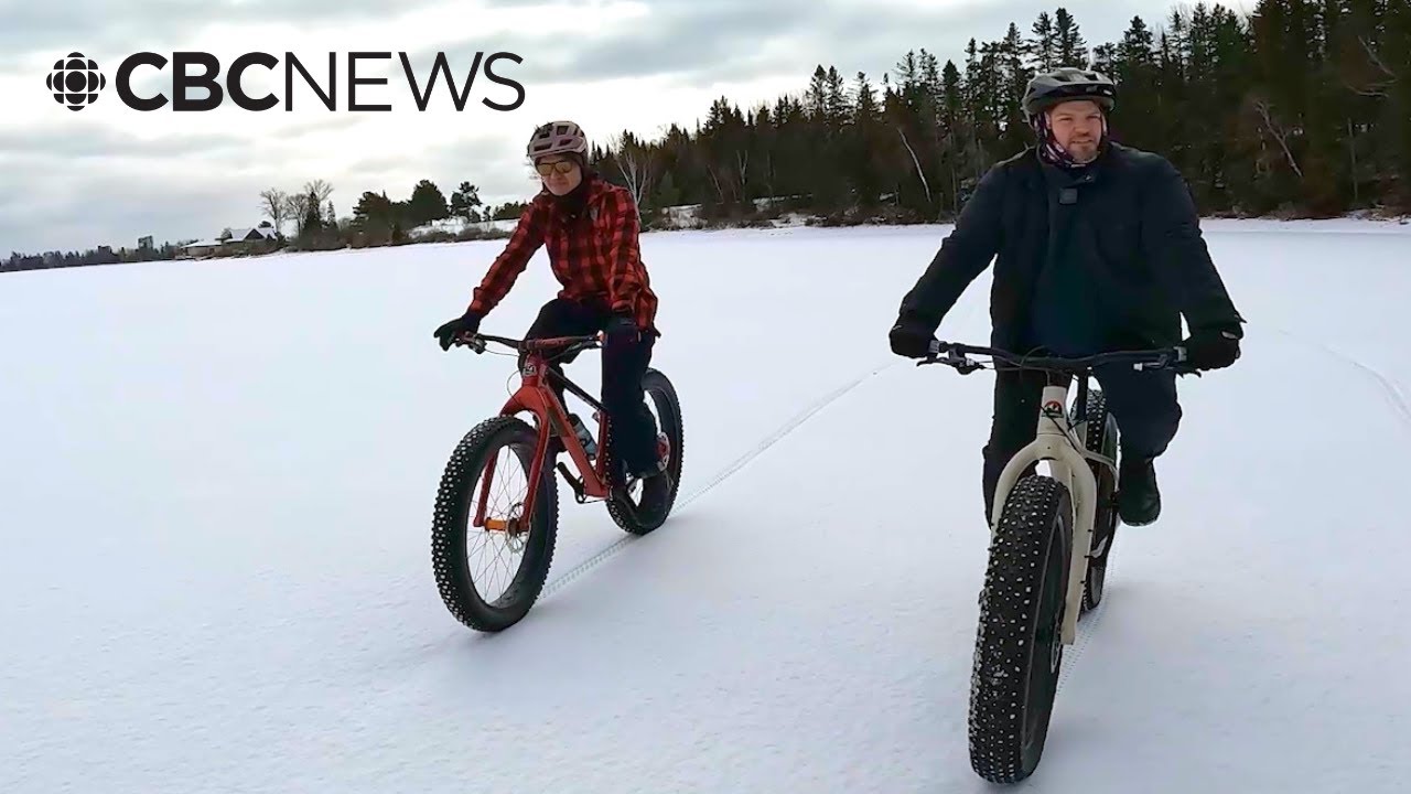 Hitting the ice on a fat bike