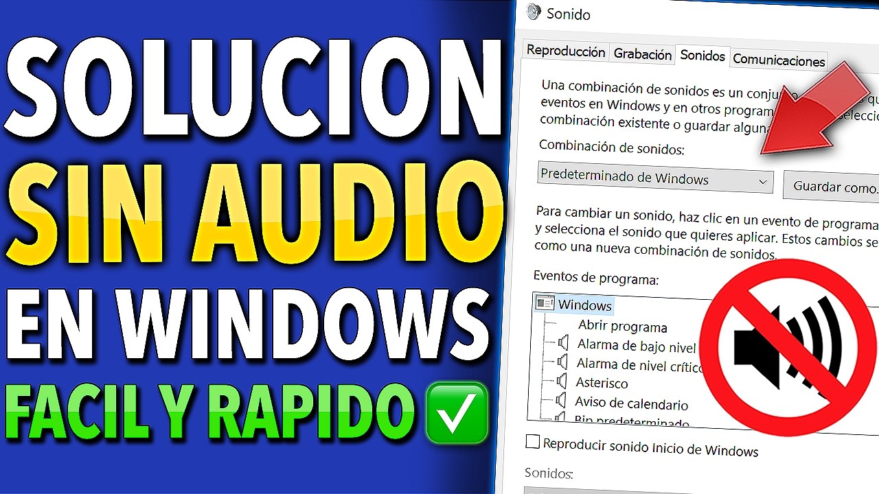 Como SOLUCIONAR PROBLEMAS de AUDIO en mi PC ✅ (Windows 10 y 11)