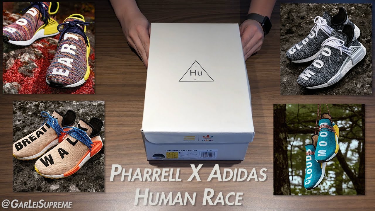 Pharrell X Adidas Human Race NMD 2017 Unboxing/Review (English)