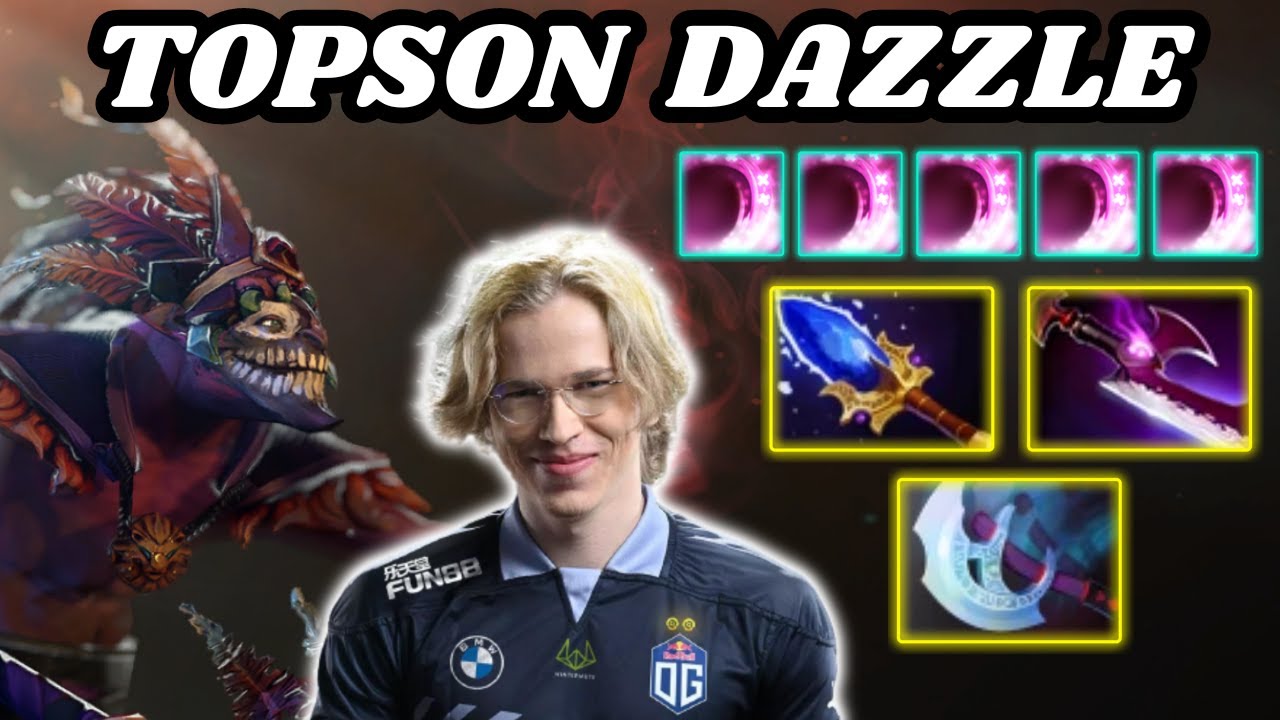 🔥 TOPSON Dazzle Midlane Highlights 🔥 Poison Touch Insane DPS - Dota 2