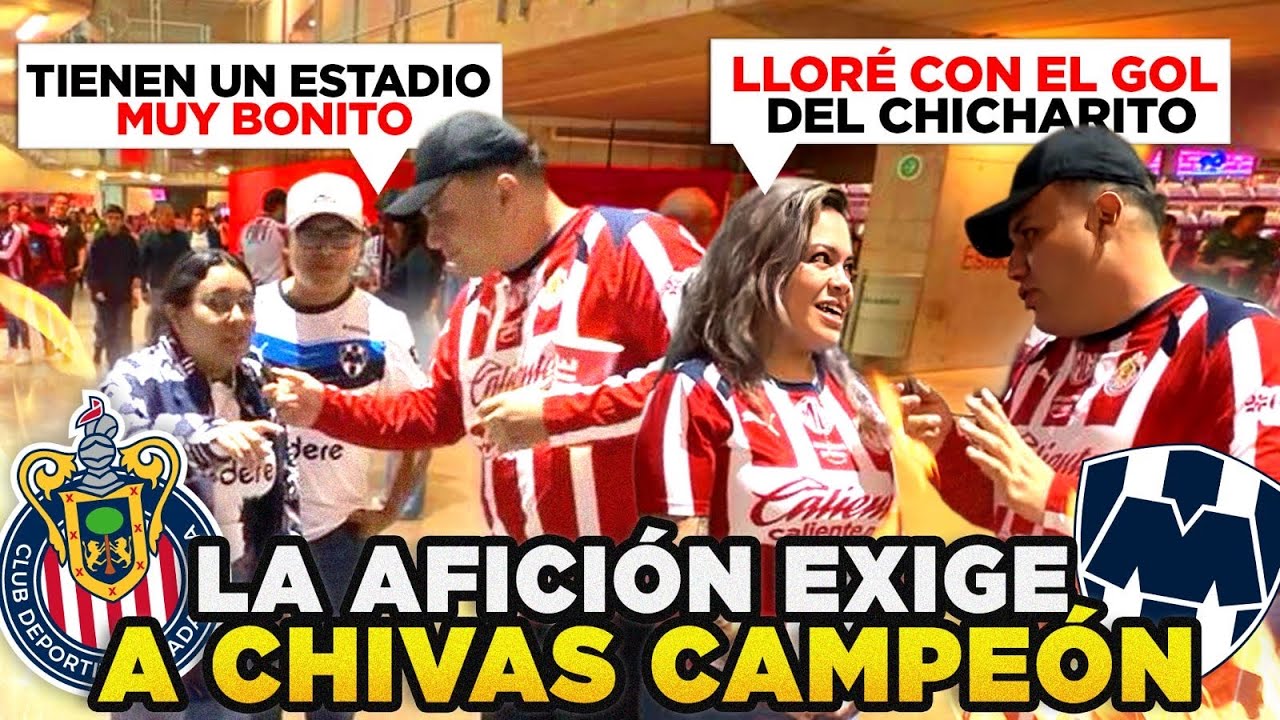 🚨LAS OPINIONES de la AFICI&Oacute;N de CHIVAS en la SALIDA del ESTADIO AKRON | CHIVAS vs MONTERREY 4-2