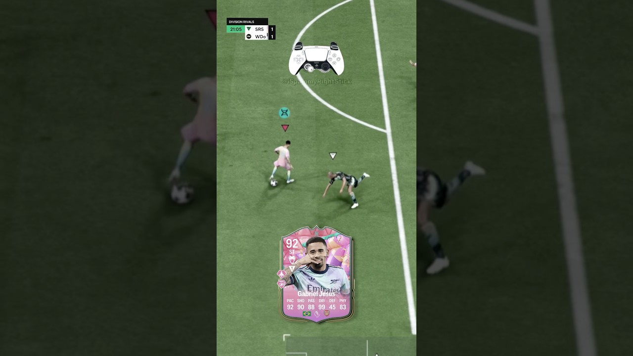 Bro RETIRED Vieira and then scored with a SLIDE!? ☠️ w/ 92 EVO JESUS 🇧🇷 #fut #fifa #fc25