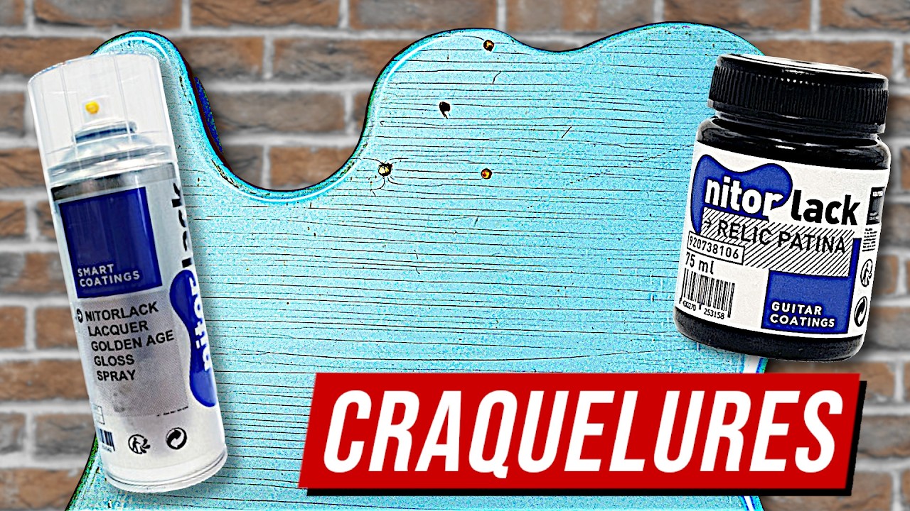 Craquelures sur VERNIS Nitro  🎸 Effet RELIC 🤔